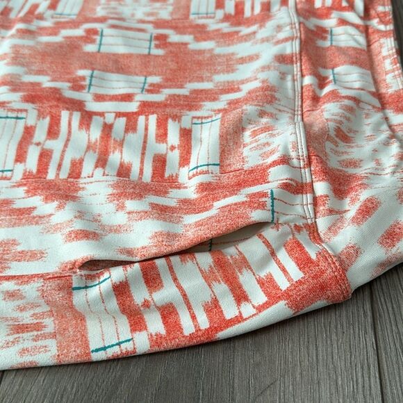 Title Nine 15” Pocket Dream Skort INCA Geometric Pattern Orange Cream Size Small - Picture 3 of 10